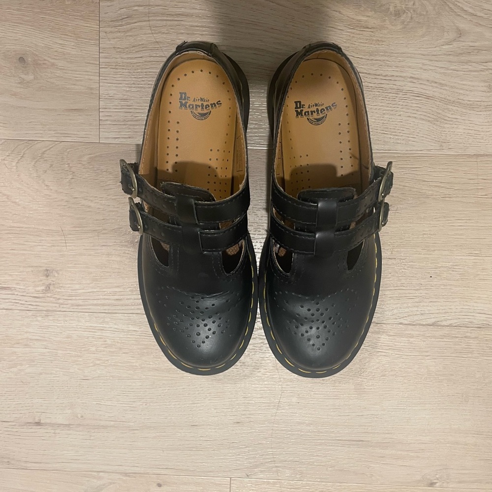 Dr. Martens Black Kids Shoes